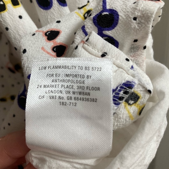 Anthropologie Larke Lucretia Sunglass Print Dress - size XS - Picture 6 of 7